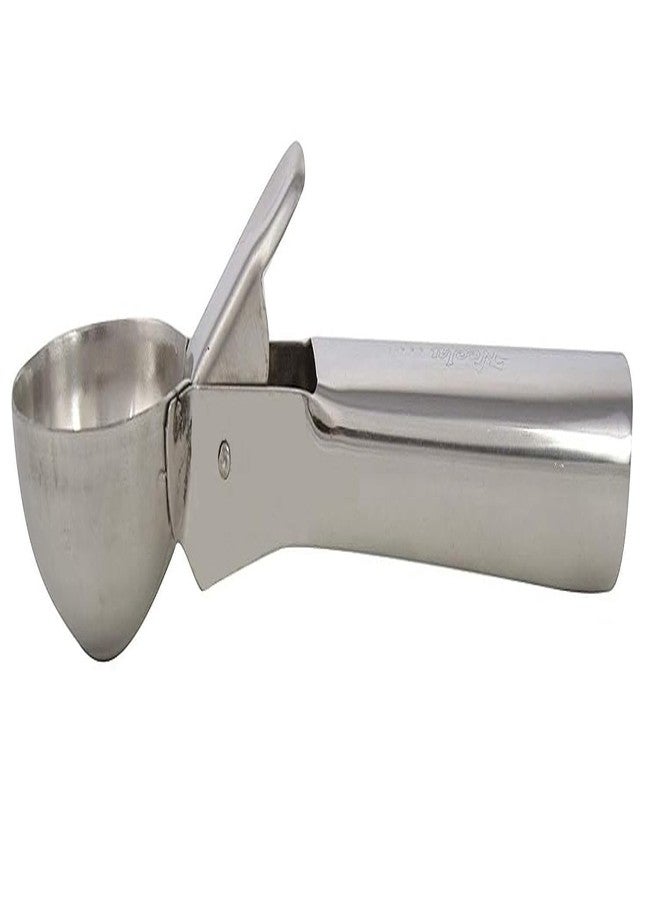 ServEzee Stainless Steel Easy Trigger Ice Cream Scoop Scooper Serving Spoon Big Size, Multifunctional, Silver, 1 pc - Image 2